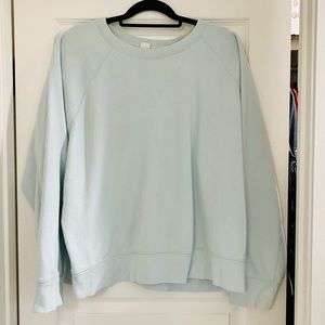 GAP oversized sweatshirt, pale blue